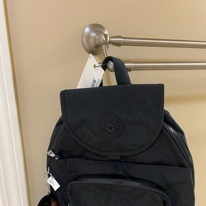Kipling Beautiful water resistant black backpack